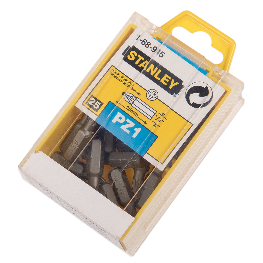 Varf de surubelnita Stanley, Pz1x25 mm, 25 buc