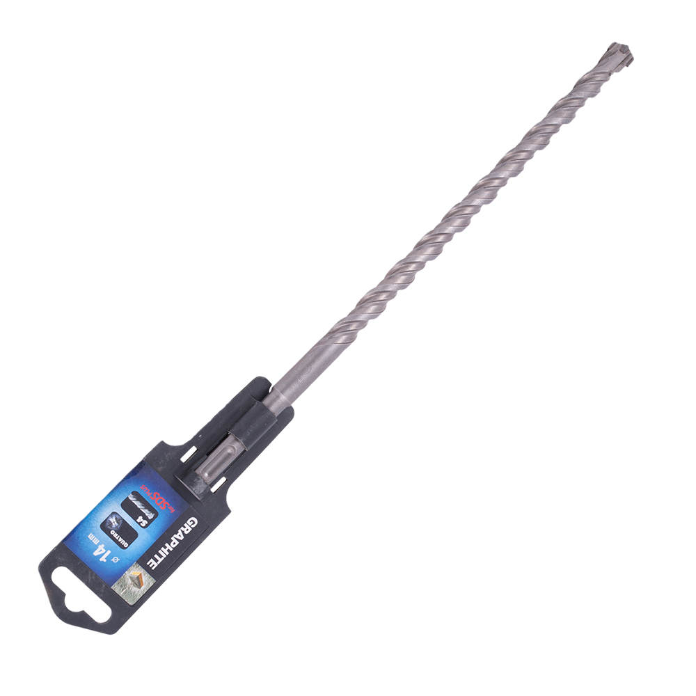 Burghiu Graphite S4 tip Quarto, SDS-Plus, pentru beton, 14x310 mm