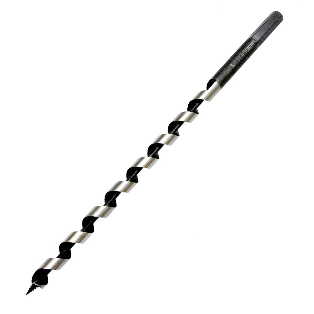 Burghiu elicoidal Graphite 57H356, mandrina standard, pentru lemn, 10 mm