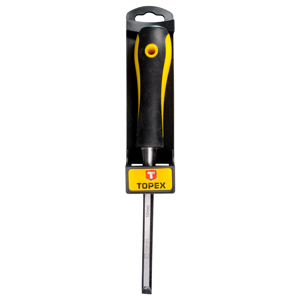 Dalta lemn Topex, otel crom vanadium, 10 mm