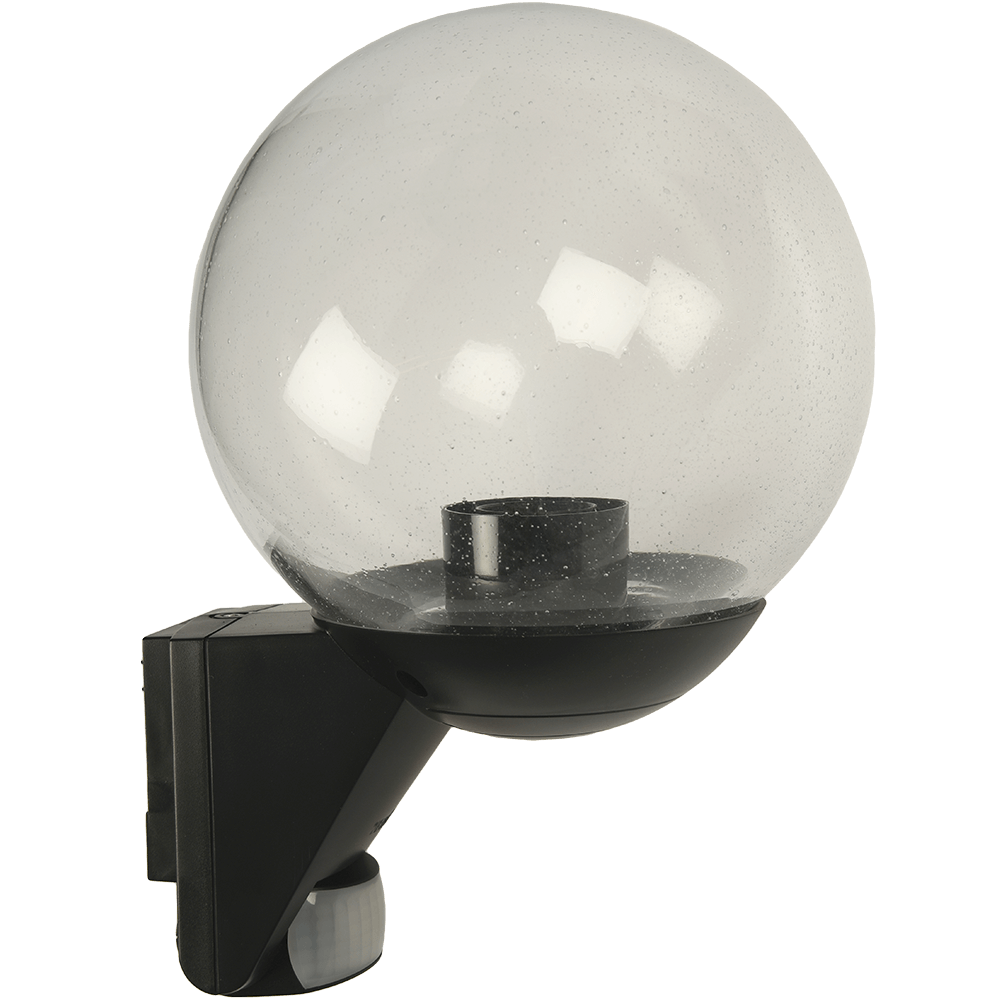 Lampa pentru exterior Steinel L585 S, senzor infrarosu cu detectie 12 m, bec E27, alba