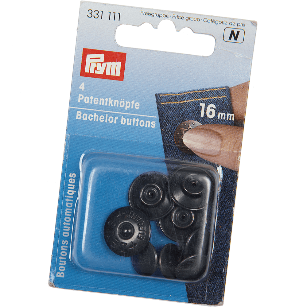 Nasturi nituiti, atasare tip clic, Ø 16 mm, set 4 buc
