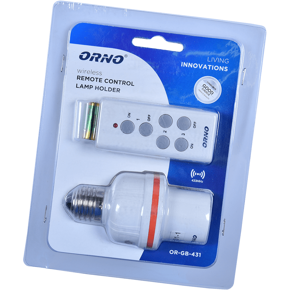 Dulie cu telecomanda, E27, 60 W, 30 m