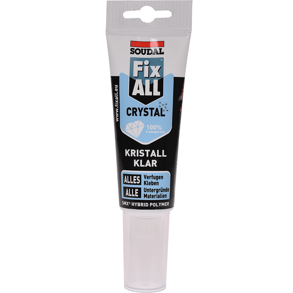 Adeziv izolant Soudal Fix All Crystal, blister 125 ml