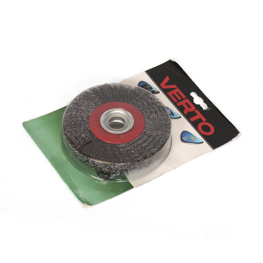 Perie conica, pentru polizor unghiular, Verto 62H210, diametru 125 mm