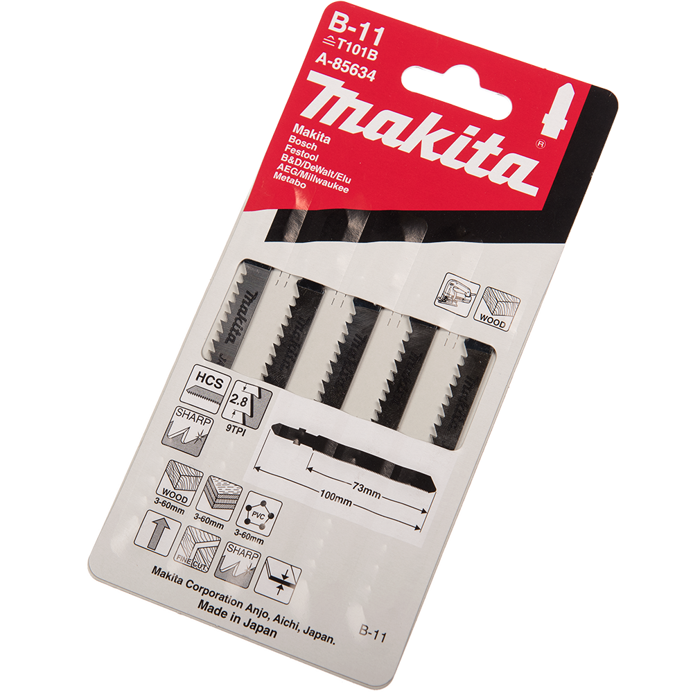 Set 5 lame fierastrau Makita, 73 mm