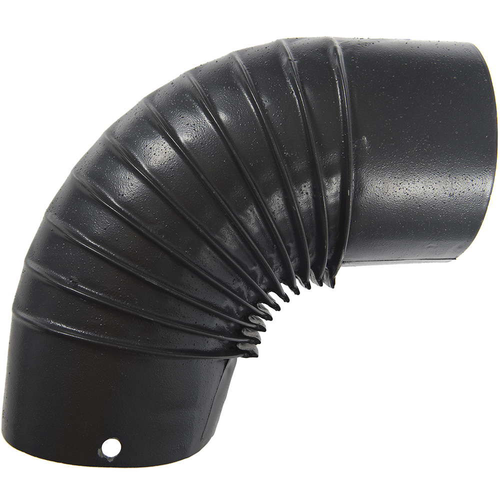 Cot emailat, negru mat, D: 130 mm