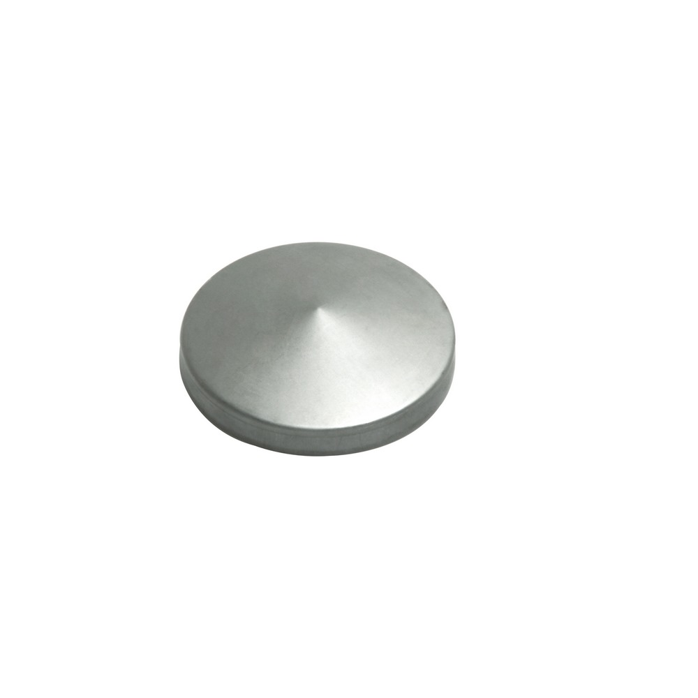 Capac stalp gard, metal, zincat, rotund, diametru 60 mm