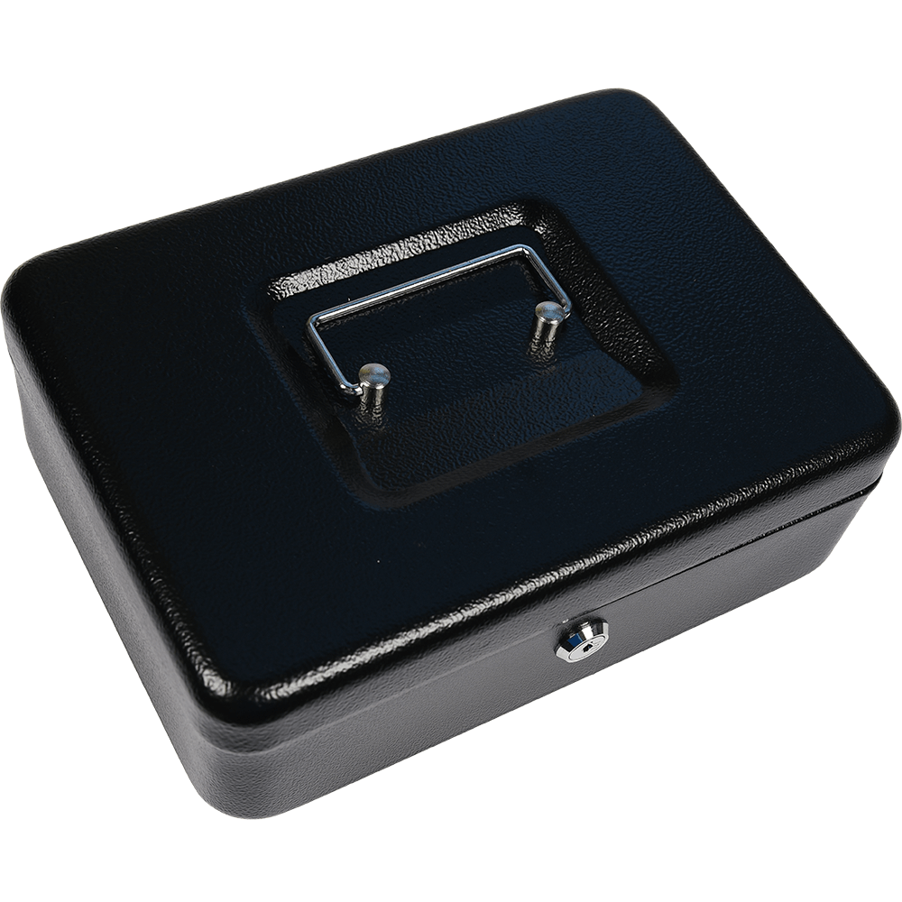 Caseta valori, Favor, negru, 250 x 180 x 90 mm
