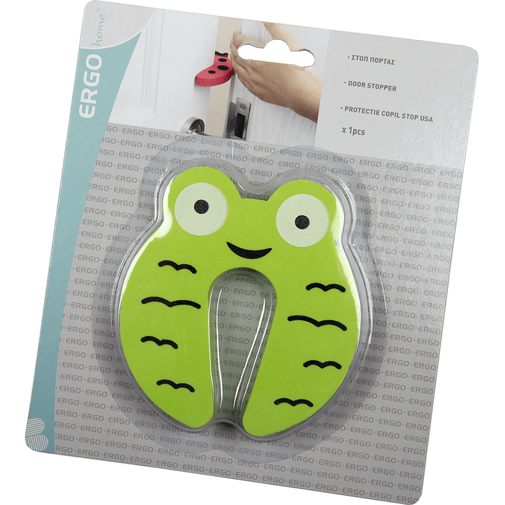 Protectie copil, pentru usa, model broscuta verde