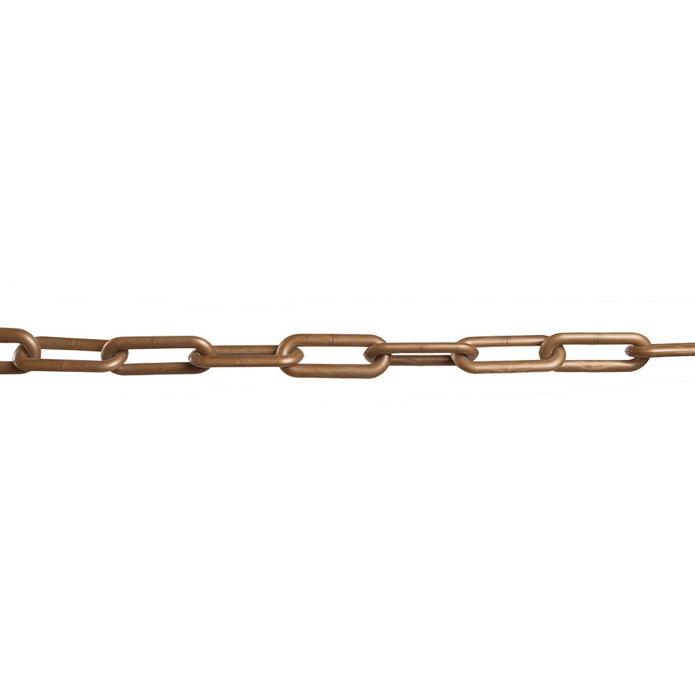 Lant pentru bariera, plastic, maro, 10 mm