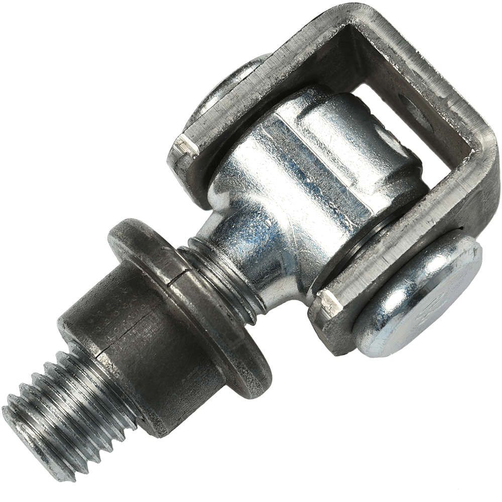 Balama reglabila cu bolt si bucsa, pentru fixare placa, D: 18 mm