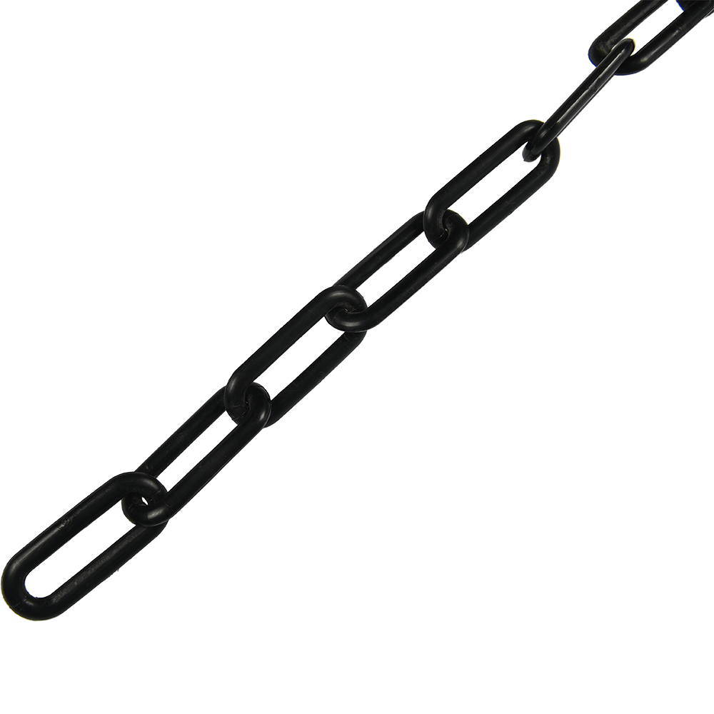 Lant pentru bariera, plastic, negru, 10 mm