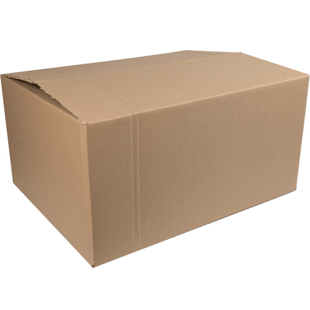 Cutie din carton ondulat natur CO3, 60 x 45 x 30 cm