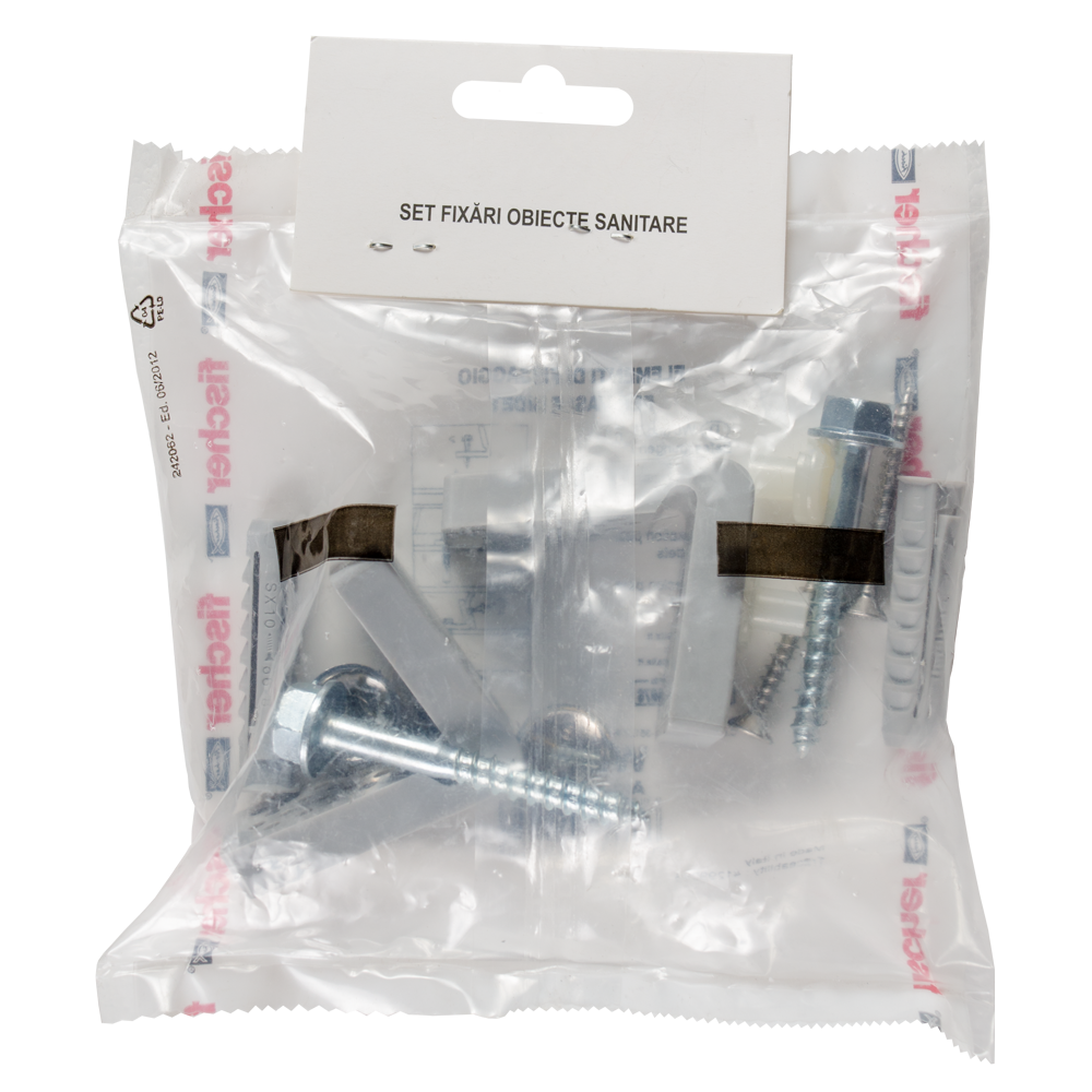 Set fixare vas WC, Fischer WB 5N, 58x52x28 mm