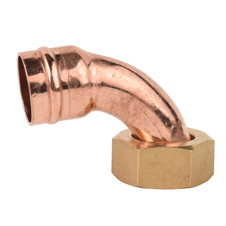 Semiolandez curbat, cupru, 22 mm x 3/4 inch