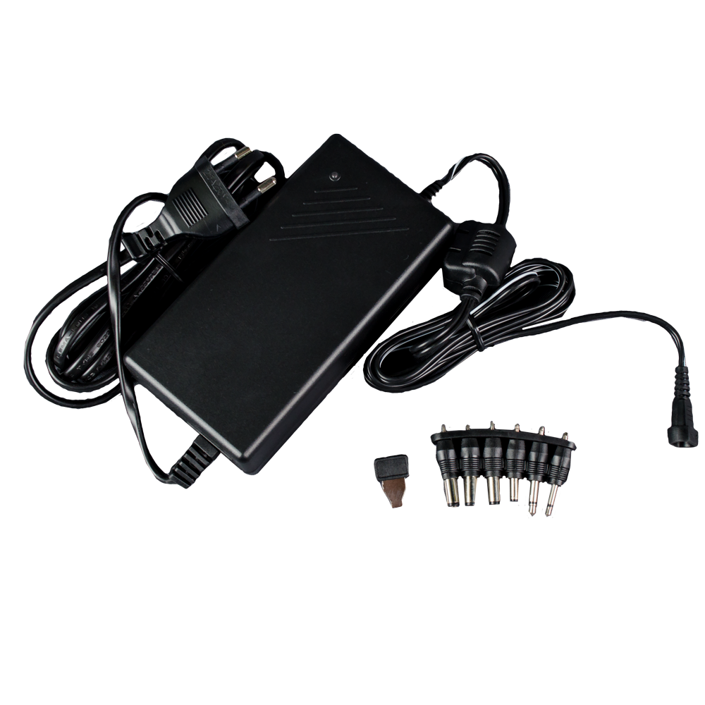 Adaptor universal pentru Notebook Somogyi MW 7H50GS, 6 mufe, stabilizat, 6-15V, 5A, negru