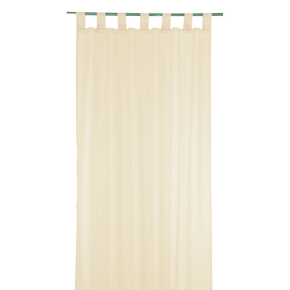 Perdea voal, poliester, bej 105,  140 x 245 cm
