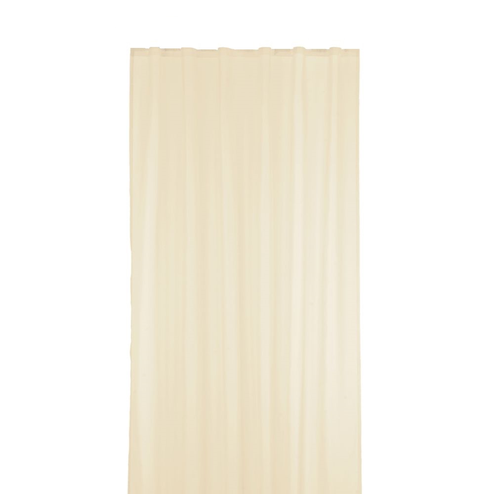 Perdea voal, poliester, bej 105,  200 x 245 cm
