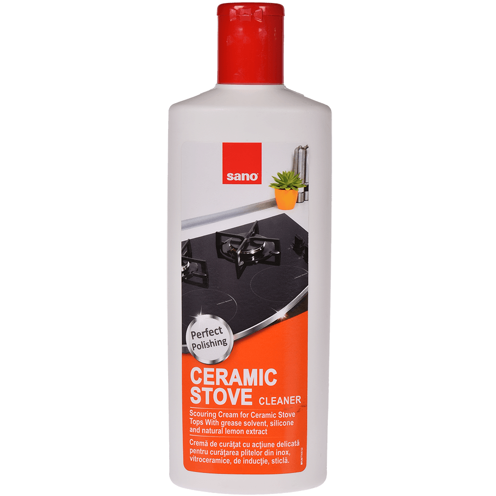 Detergent pentru curatat plite Sano Ceramic Cleaner, 300ml