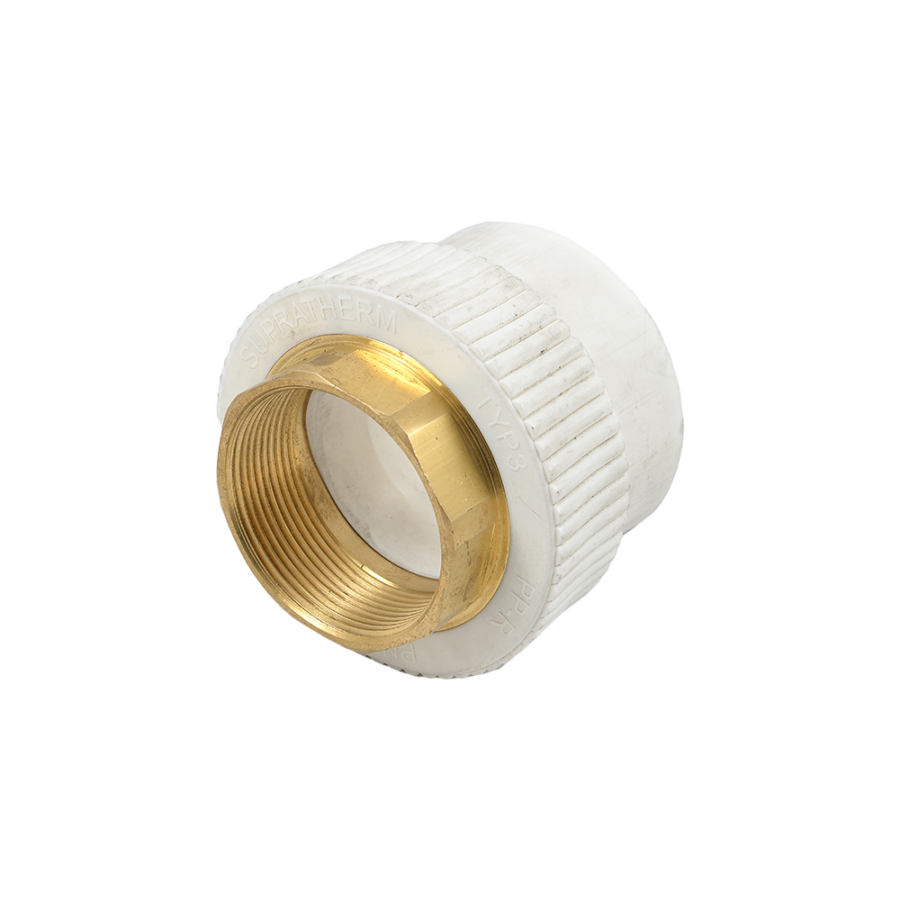 Mufa PPR 64 mm Supratherm, 2, filet interior, alb