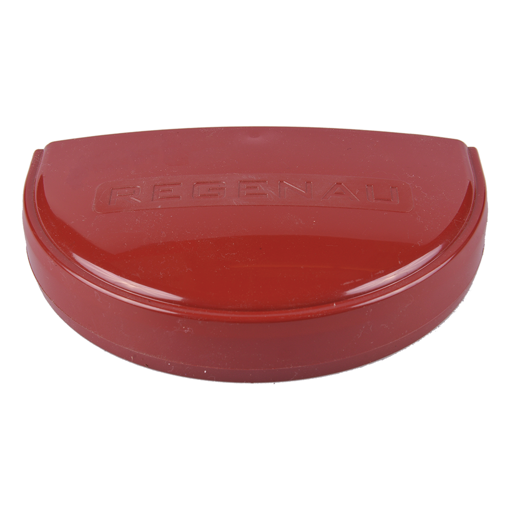 Capac jgheab PVC Regenau, 125 mm, rosu RAL 3011
