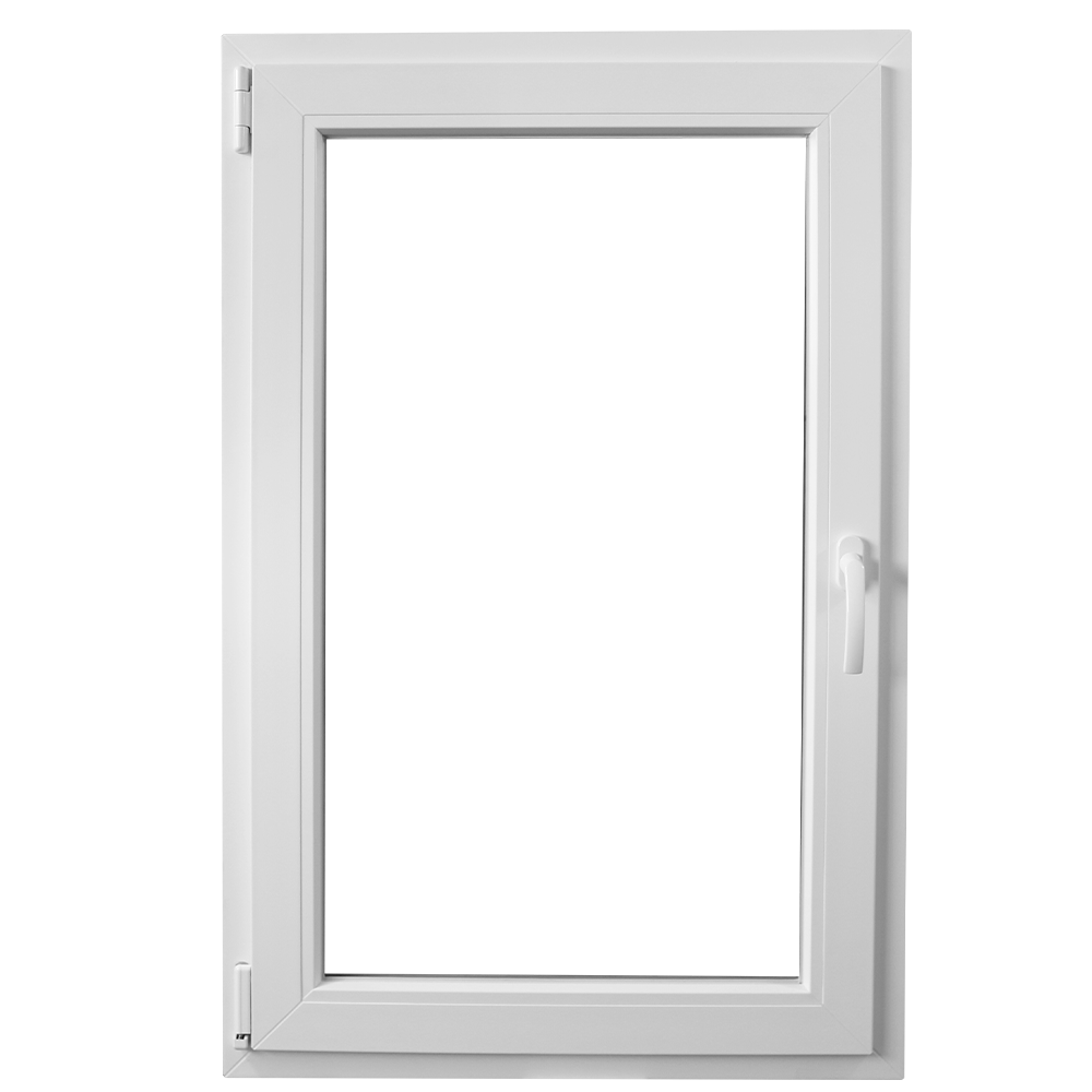 Fereastra PVC, 5 camere, deschidere stanga oscilobatant, alb, 86 x 116 cm