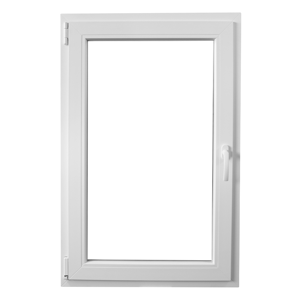 Fereastra PVC, 5 camere, deschidere stanga oscilobatant, alb, 80 x 100 cm