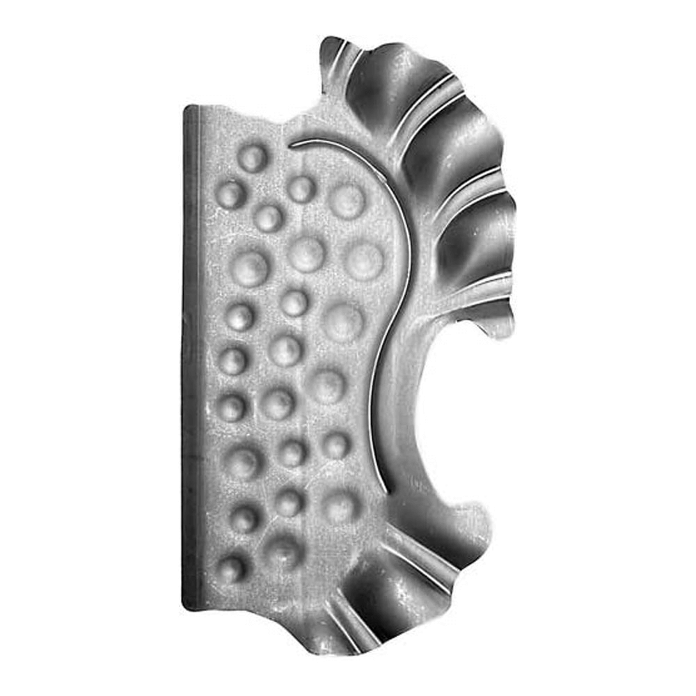 Sild pentru poarta, fier forjat, dreapta, 290 x 160 x 2 mm