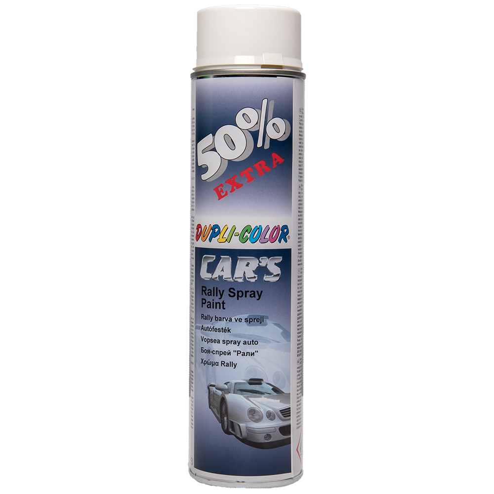 Vopsea spray auto Dupli-Color, alb, lucios, exterior, 600 ml