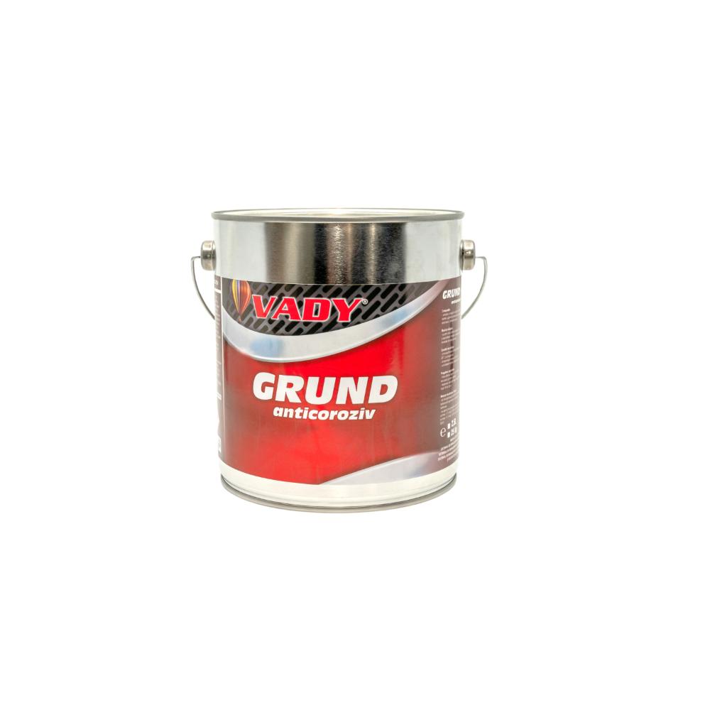 Grund anticoroziv pentru metal Vady, interior/exterior, gri, 2.5L