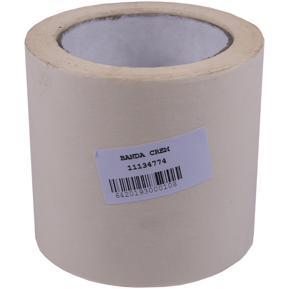Banda mascare autoadeziva hartie, crem, 100 mm