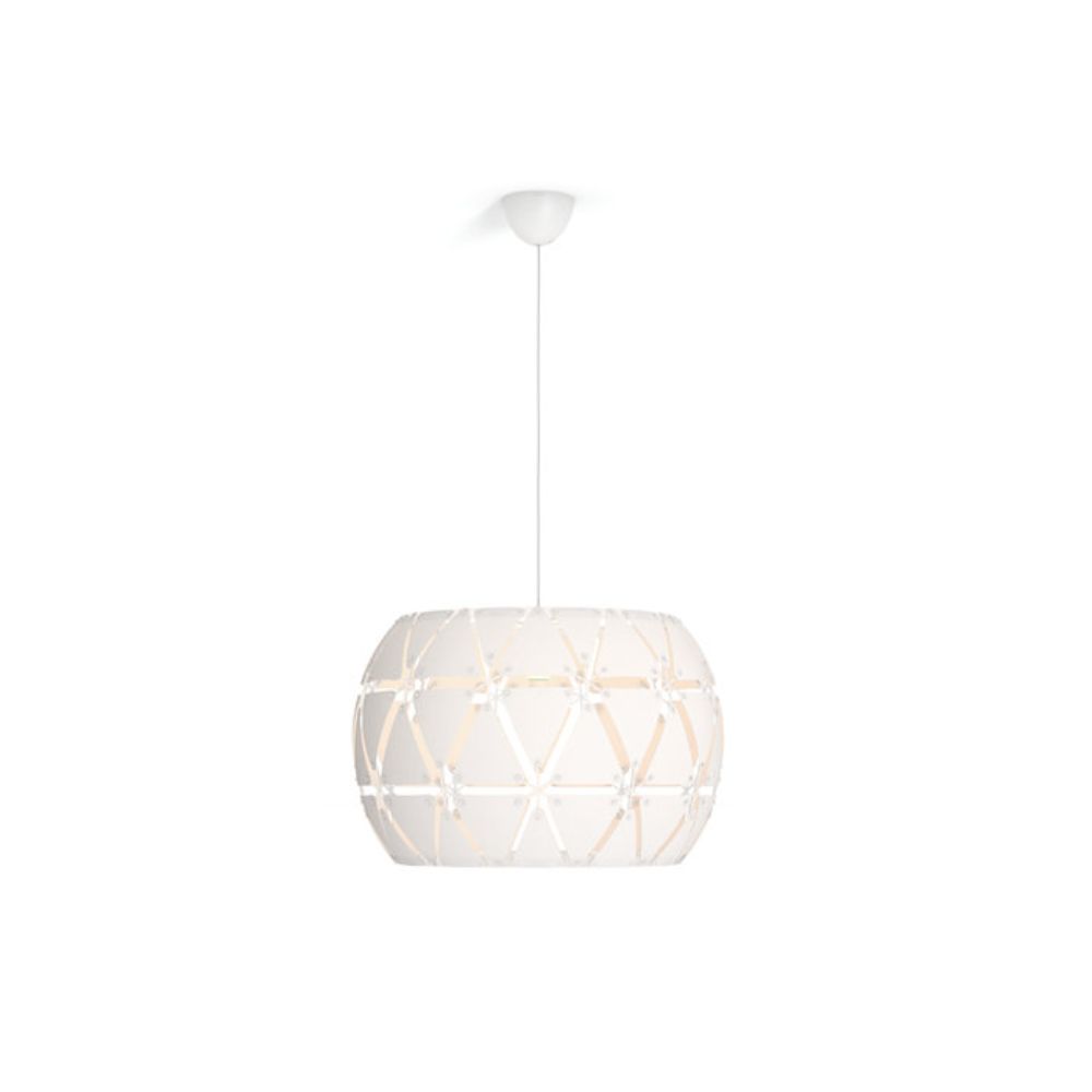 Pendul Philips Sandalwood, 1 x E27, 60W, H 1980 x D 600 mm, alb
