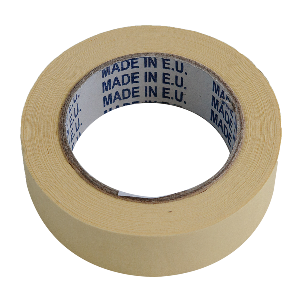 Banda mascare, crem, interior/exterior,rezistenta la 80°C, 38 mm