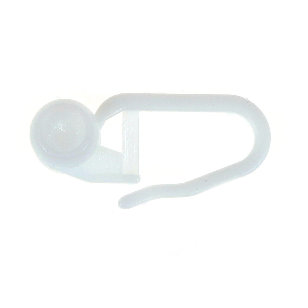 Set accesorii pentru sina perdea si draperie, plastic, alb