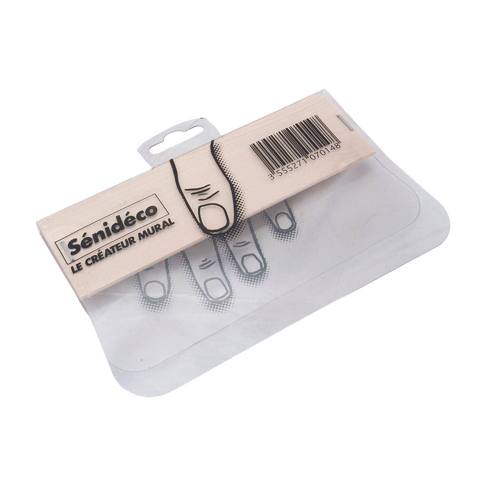 Spatula Senideco, pentru efecte decorative, PVC, 17 x 11 cm