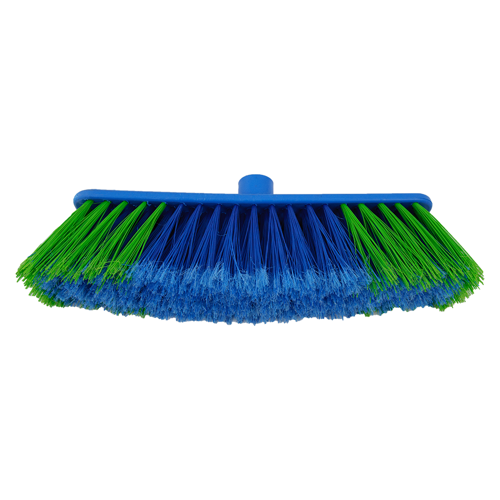 Matura interior/exterior Plastina Francesina, plastic albastru, peri albastri-verzi, 27 cm
