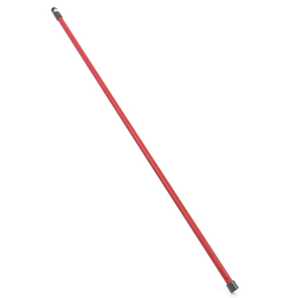 Coada pentru mop Euroclick Vileda metalica,rosie, 125 cm