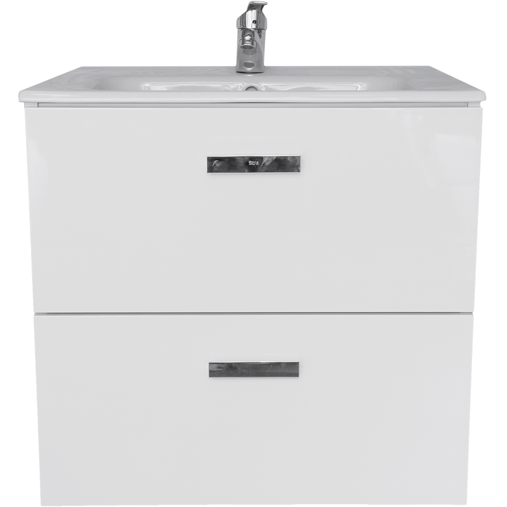 Mobilier baie Roca Victoria, baza cu lavoar, PAL, alb, 60,5 x 46 x 58,5 cm