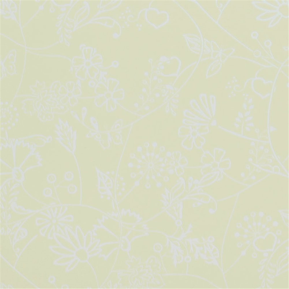 Tapet Hej 218175, galben, model flori, 10 x 0.53m