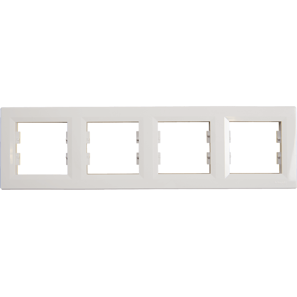 Rama 4 module Asfora, Schneider EPH5800421, alb