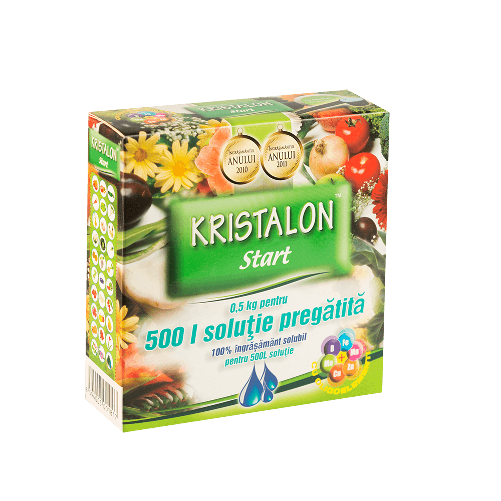 Ingrasamant Kristalon Start, pentru plante si pomi fructiferi, 0,5Kg