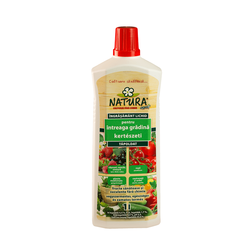 Ingrasamant lichid pentru intreaga gradina Natura, 1 l