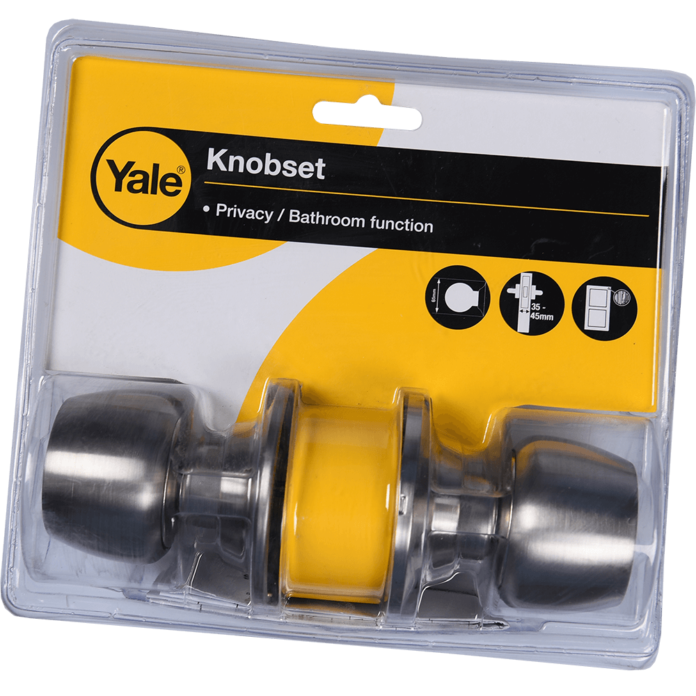 Maner Yale Knobset fara cheie pentru usa interior, inox, nichel satinat