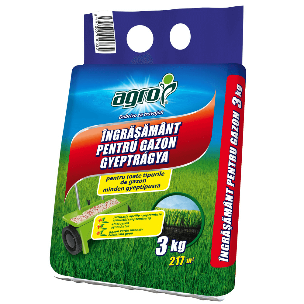 Ingrasamant pentru gazon Agro CS, 3 kg