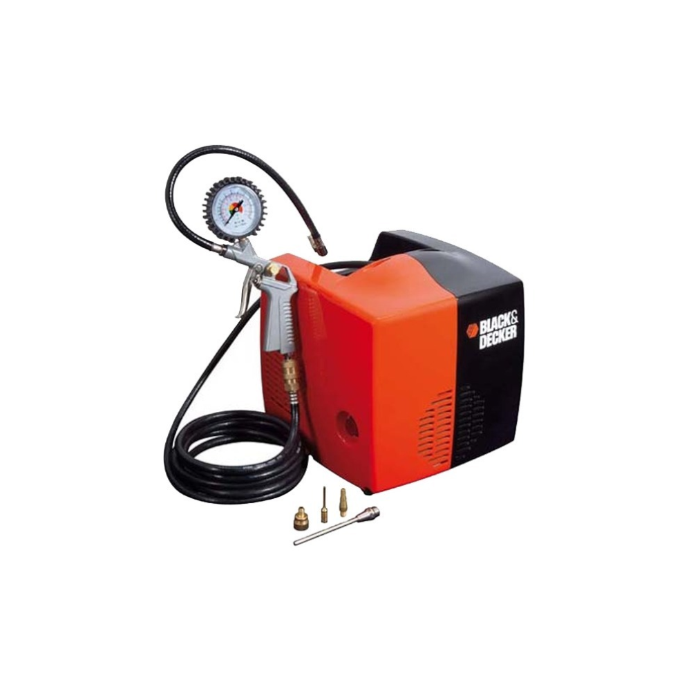 Compresor de aer fara ulei Black&Decker CUBO 116 PS, 1100W, 3400 rpm, 8 bar