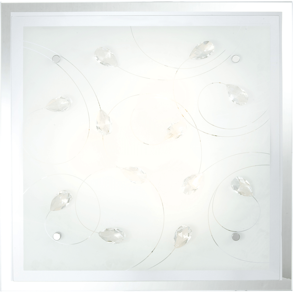 Plafoniera Jasmina, 3 x E27, 40W, 420 x 420 x 85 mm