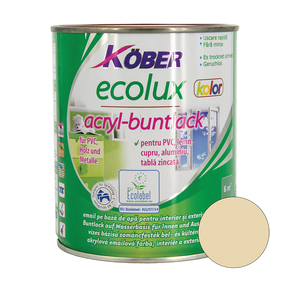 Email Ecolux Kolor bej 0,75 L