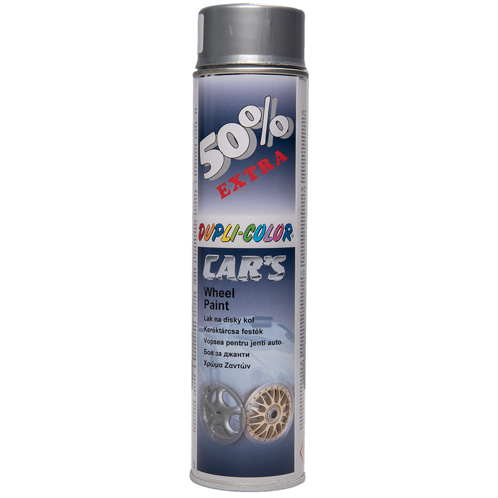 Vopsea spray jenti Dupli-Color, argintiu, lucios, exterior, 600 ml