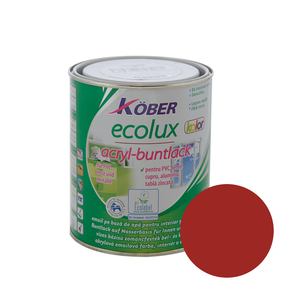 Email Ecolux Kolor rosu 0,75 L